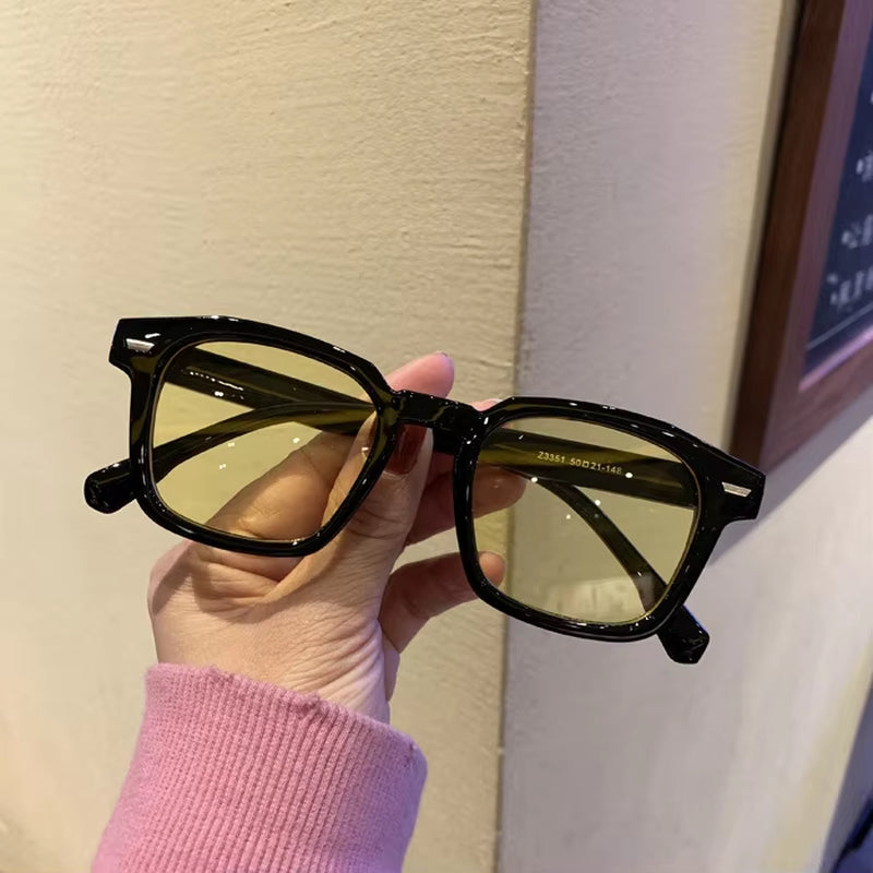 2020 Brand High-Quality New Polygon Meter Nail Square Sunglasses Fashion Men Hip Hop Glasses Retro Sunglasses Women