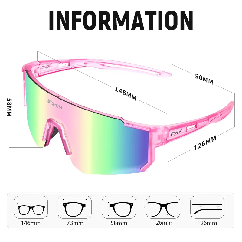 Cycling Glasses Cycling Sunglasses Eyepieces Bicycle Eyewear UV400 Sports MTB Outdoor Bike Goggles Sunglasses Equipment