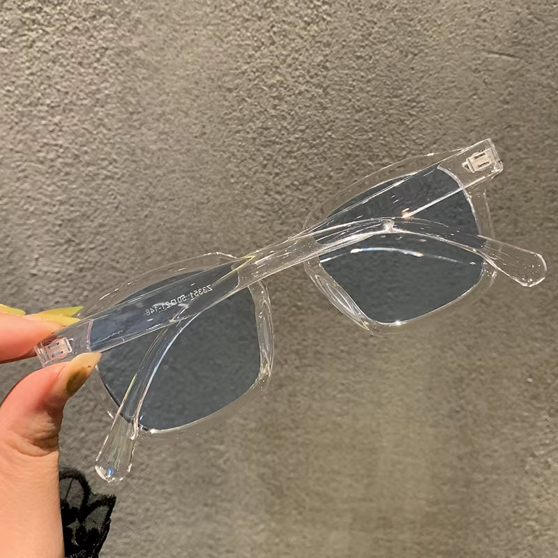 2020  Brand High-Quality New Polygon Meter Nail Square Sunglasses Fashion Men Hip Hop Glasses Retro Sunglasses Women