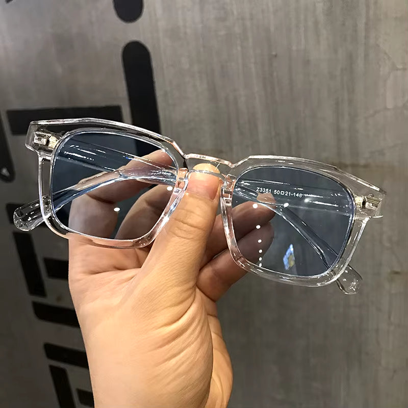 2020  Brand High-Quality New Polygon Meter Nail Square Sunglasses Fashion Men Hip Hop Glasses Retro Sunglasses Women